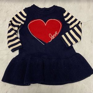 Baby Gap Girls Love sweater dress